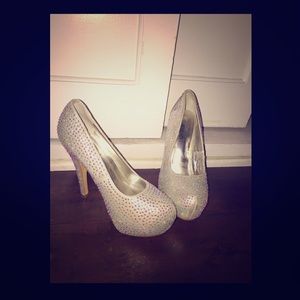 Rhinestone heels